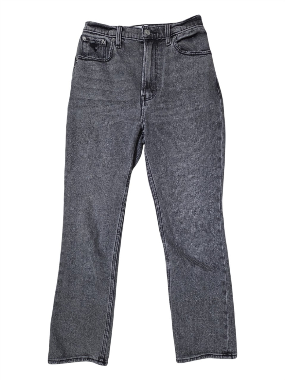 Abercrombie & Fitch Straight Leg Jeans - Charcoal 24/00R